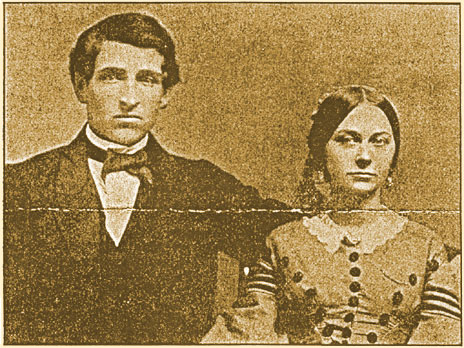 Mr. Lindus Cody and Miss Amelia Farnsworth, at the time of their marriage, October, 1861