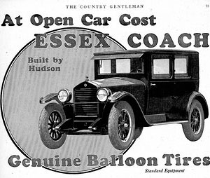 Image of the Essex automobile.